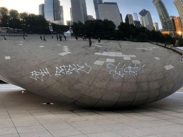 Bean Vandalized 