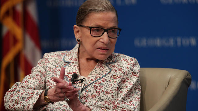 Supreme Court Justice Ruth Bader Ginsburg Attends Discussion At Georgetown Law 