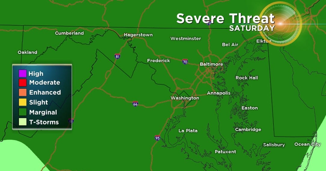 Maryland Weather | Severe Weather Possible, Flash Flood Warning Issued ...