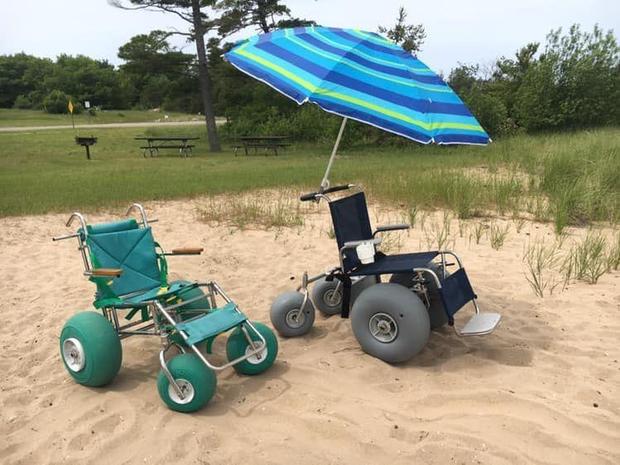 WNEM Beach Wheelchairs 