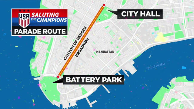 New York City announces NY Yankees ticker-tape parade route 