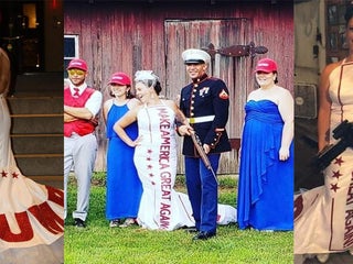 Couple throws MAGA wedding paying tribute to Trump