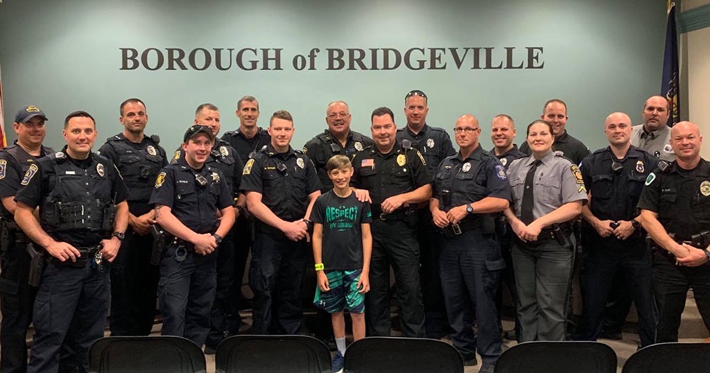 Bridgeville Police Throw Surprise Party For 11-Year-Old Who Loves Law ...