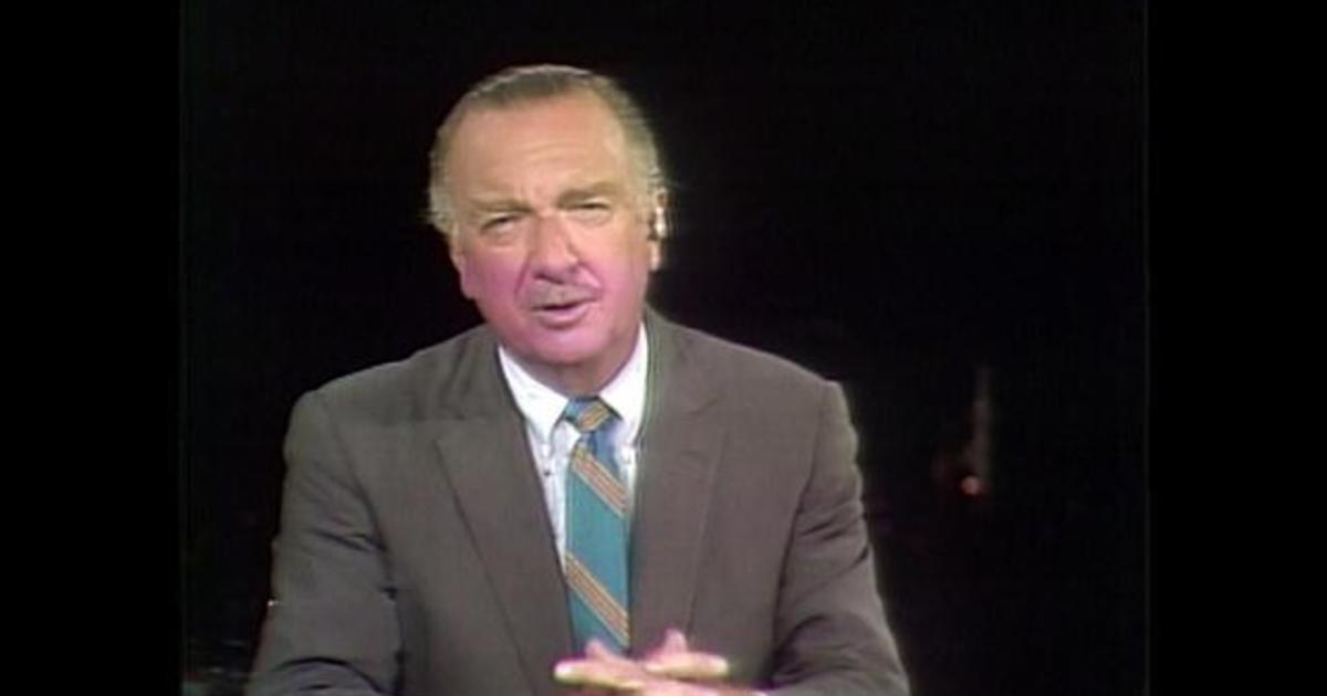 Walter Cronkite Kicks Off CBS News Report On Apollo 11, The "most ...