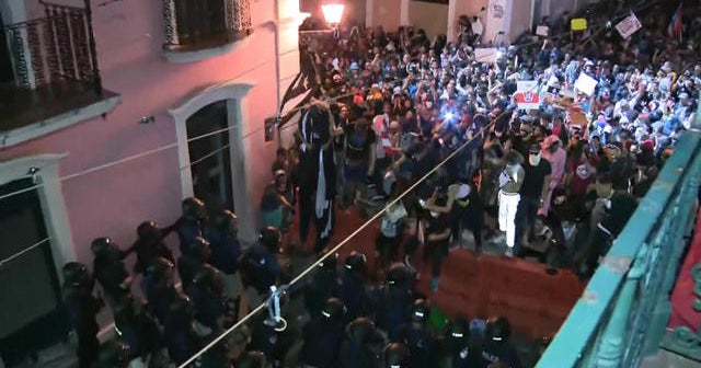 Puerto Rico demonstrations turn violent as new details of alleged ...