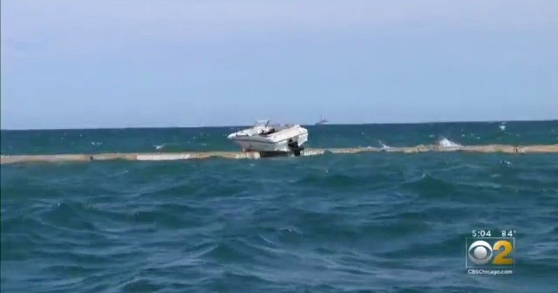 Hidden Dangers In Lake Michigan As High Water Levels Hide Break Walls