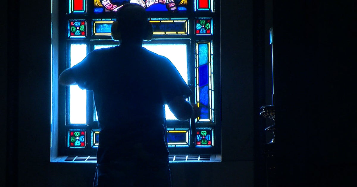 Historic Stained Glass At Cathedral Of St. Paul Undergoes Restoration