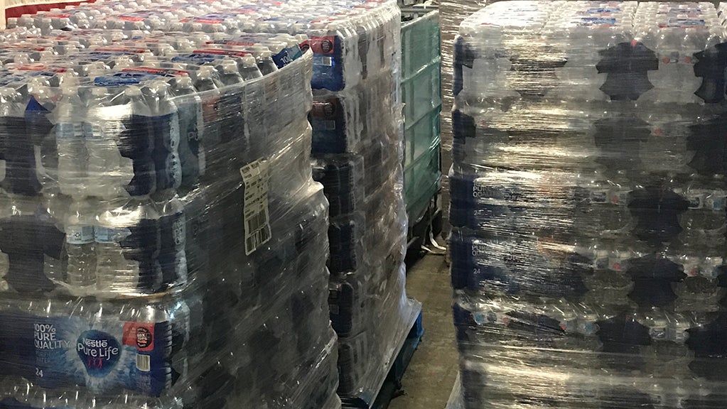 nyc-triathlon-donated-water 