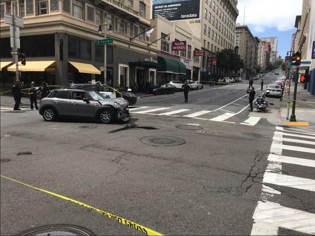SF Car vs. Pedestrian Crash 