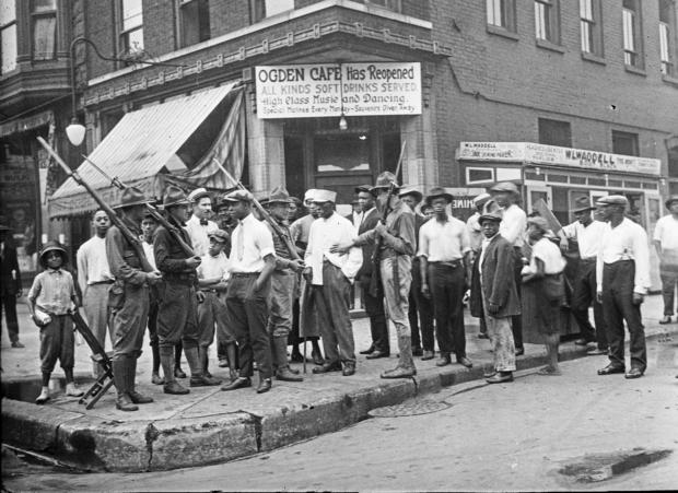 Ogden Cafe during the 1919 Chicago Race Riots 