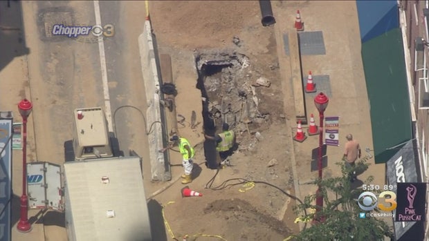 south street water main 