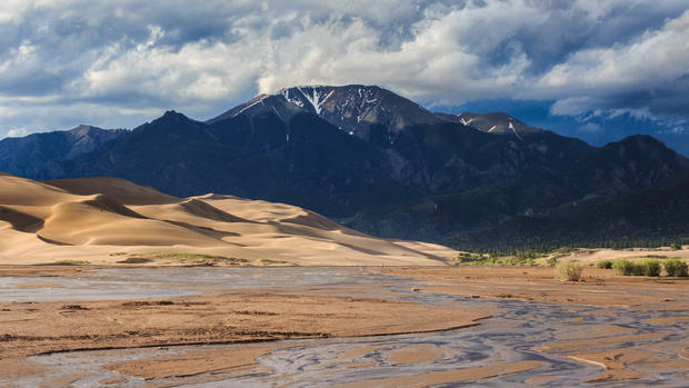 Medano Creek Great Sand Dunes national park and preserve 