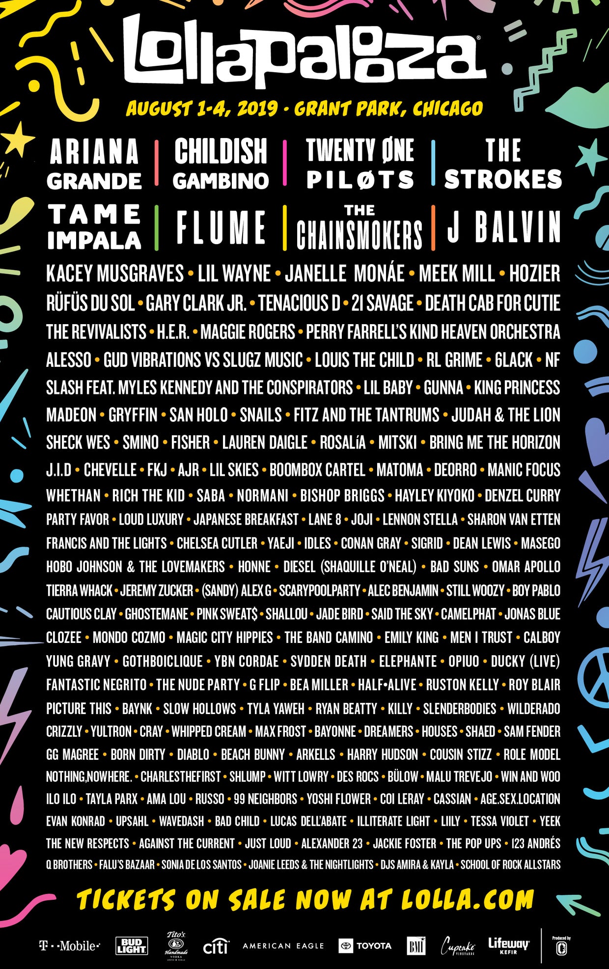 lineup 