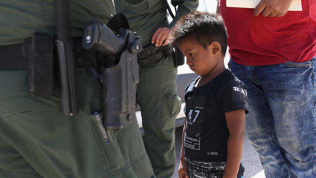 Border Patrol Agents Detain Migrants Near US-Mexico Border 