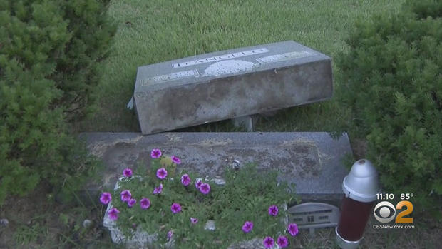 Dozens Of Headstones, Statues Vandalized In Calvary Cemetery 