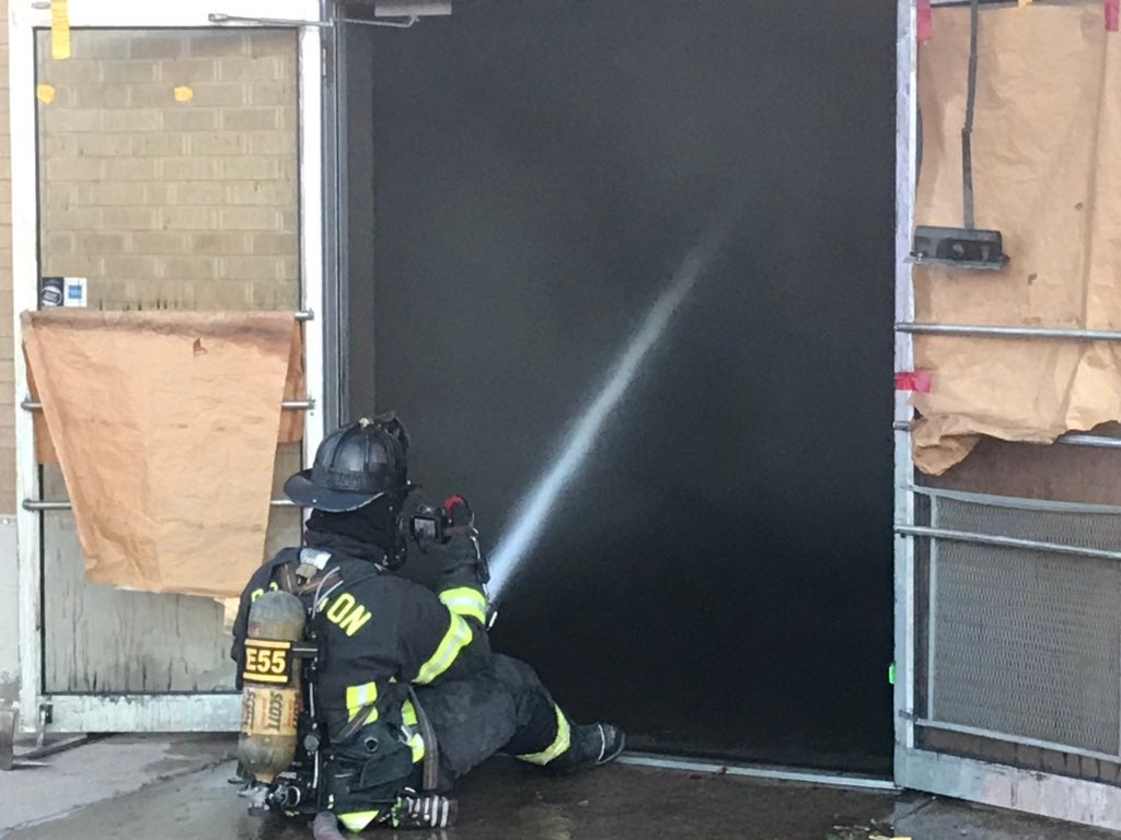 Brighton Firefighter Injured Battling Fire At Abandoned Building CBS