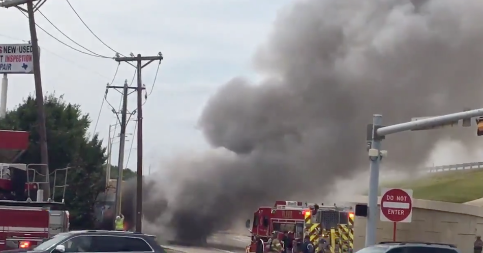 Dump Truck Driver Killed In Fiery Crash In Plano After Striking Pole