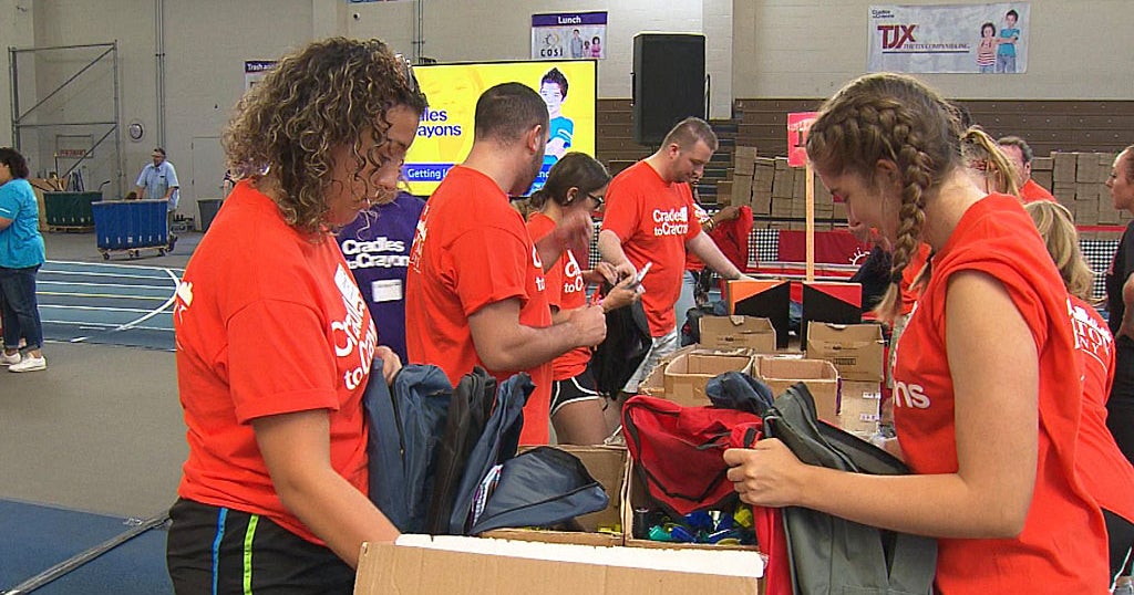 'Cradles To Crayons' Stuffs Thousands Of Backpacks In Boston CBS Boston