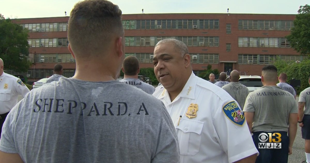 Latest Baltimore Police Recruits Meet Commissioner As They Near End Of ...