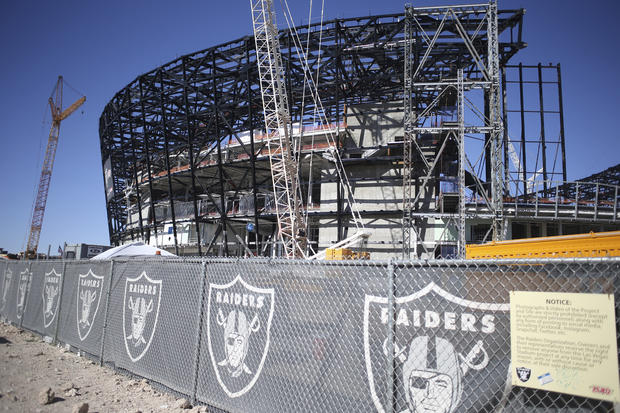 Las Vegas Raiders Stadium Contruction Football 