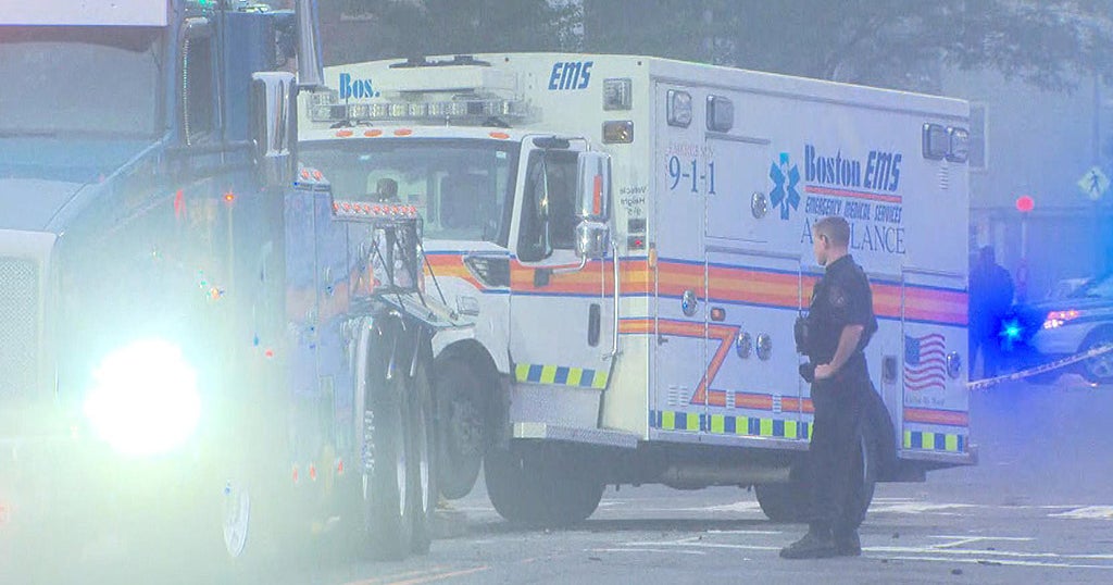 4 Hurt In Ambulance Crash In Dorchester - CBS Boston