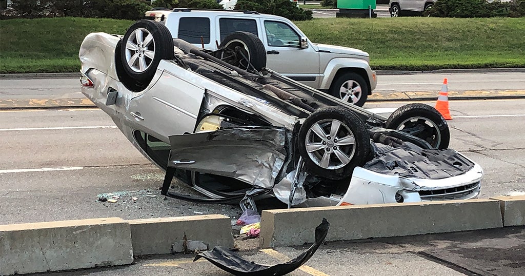 2 Women Injured In Car Crash That Temporarily Shut Down Route 8 CBS