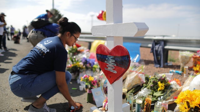 el paso texas walmart shooting crosses 