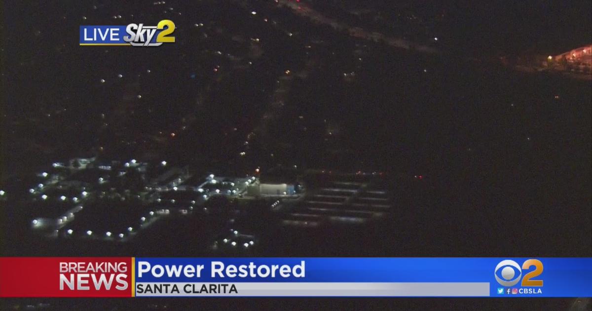 Power Outage Cuts Electricity To 2,100 In Santa Clarita CBS Los Angeles