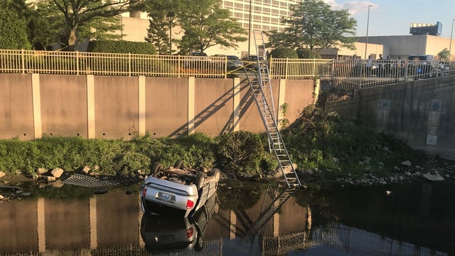Rosemont Car In Water 