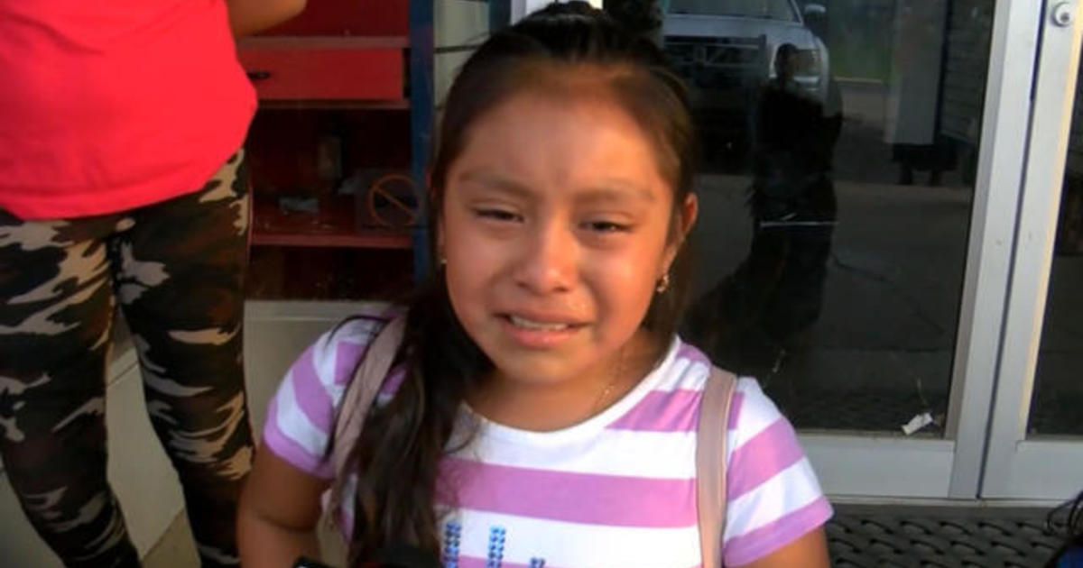 11-year-old girl tearfully pleads for dad