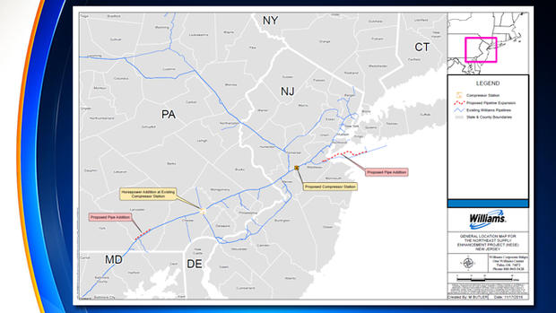 Lynbrook Pipeline Map 
