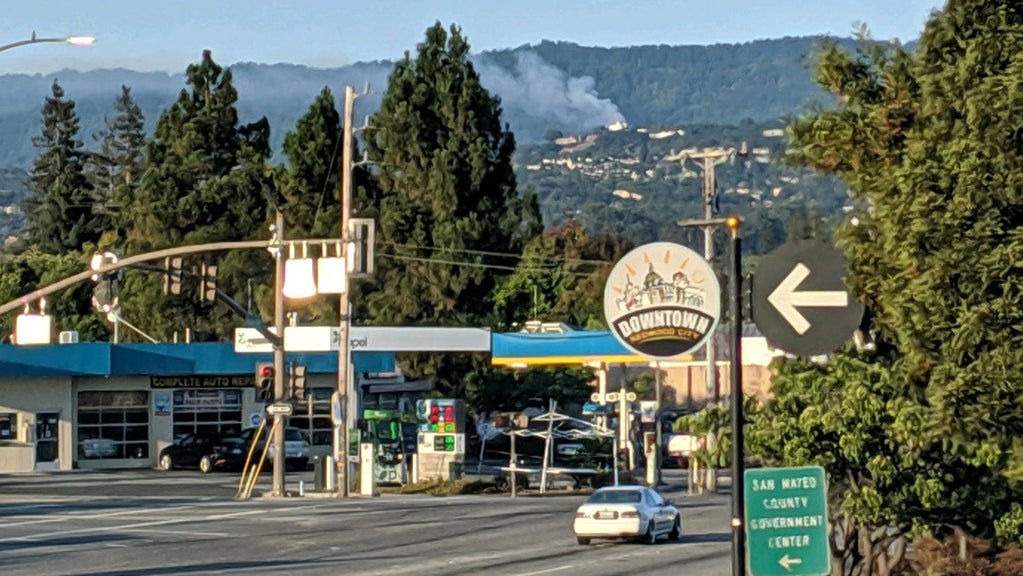 Woodside Brush Fire Aug. 11, 2018 