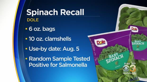 spinach recall 