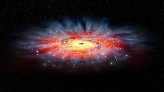 The supermassive black hole located 26,000 light years from Earth in the center of the Milky Way. 