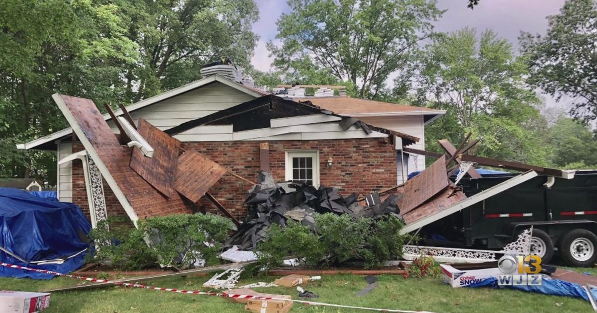 1 Hurt After Carport Collapse In Montgomery County - CBS Baltimore