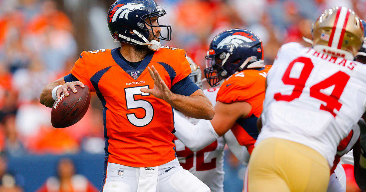 Joe Flacco won't play on Sunday — Here's what it means for the Broncos