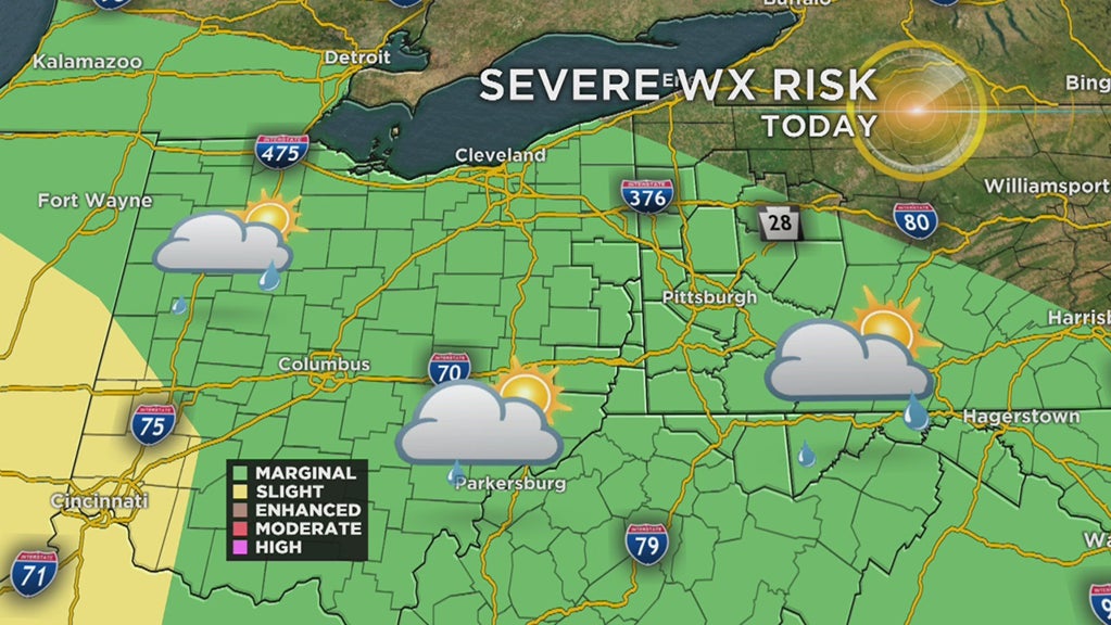Pittsburgh Weather: Severe Weather Possible, Gusty Winds A Big Concern ...