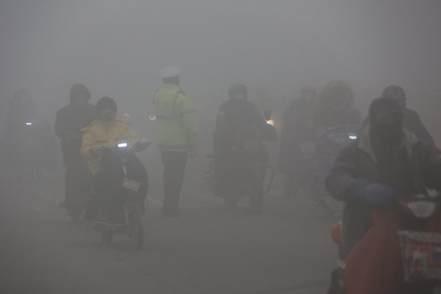 China's Regions Suffer Air Pollution At Beginning Of 2017 