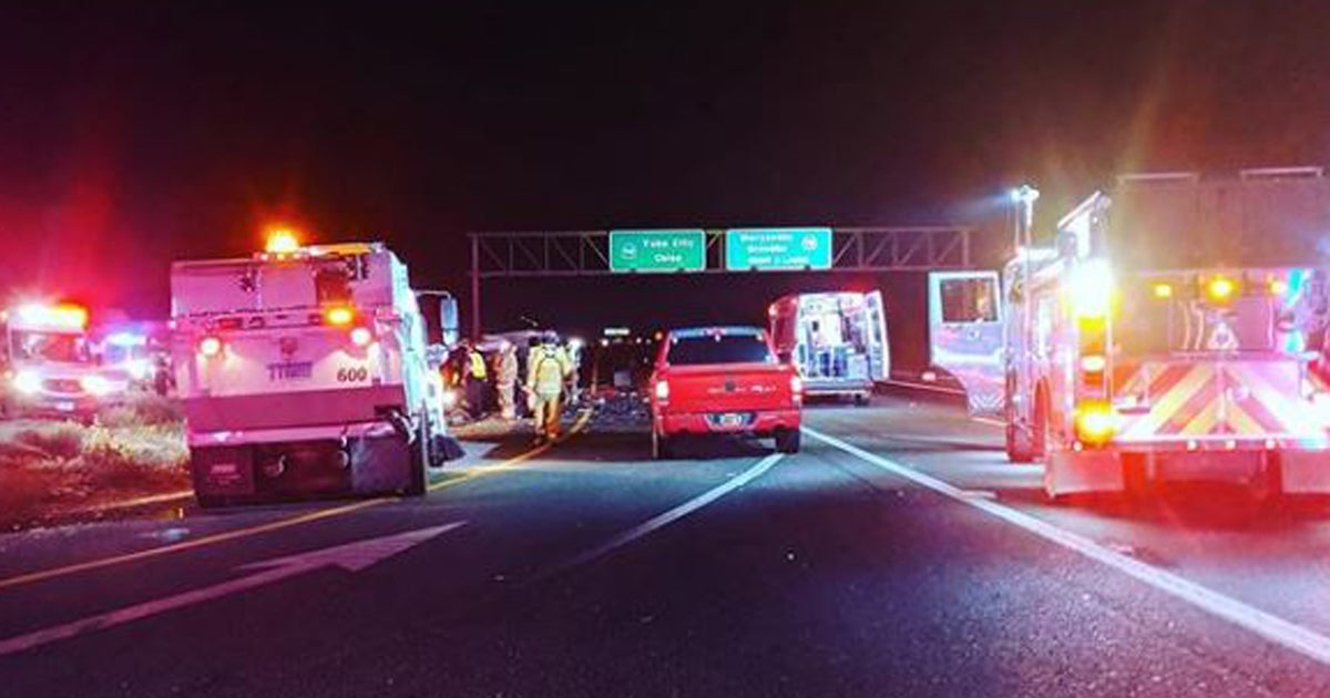 2 People Killed In Sutter County Highway 99 Crash - CBS Sacramento