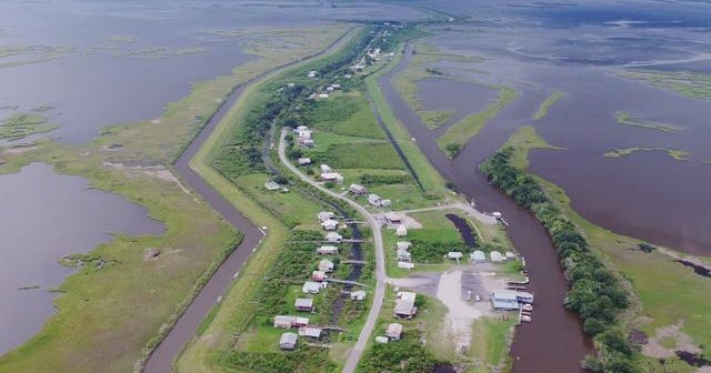 Small island off Louisiana coast is quickly disappearing - CBS News