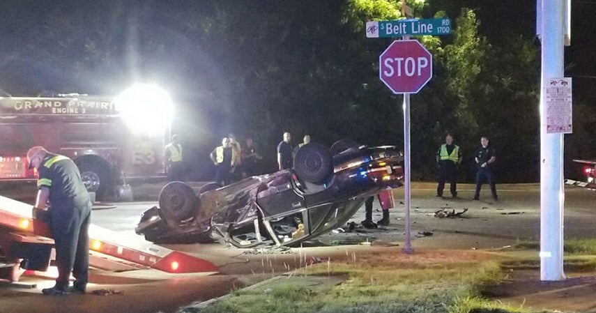 Motorcyclist Dead, 2 Injured After Fiery Crash In Grand Prairie - CBS Texas
