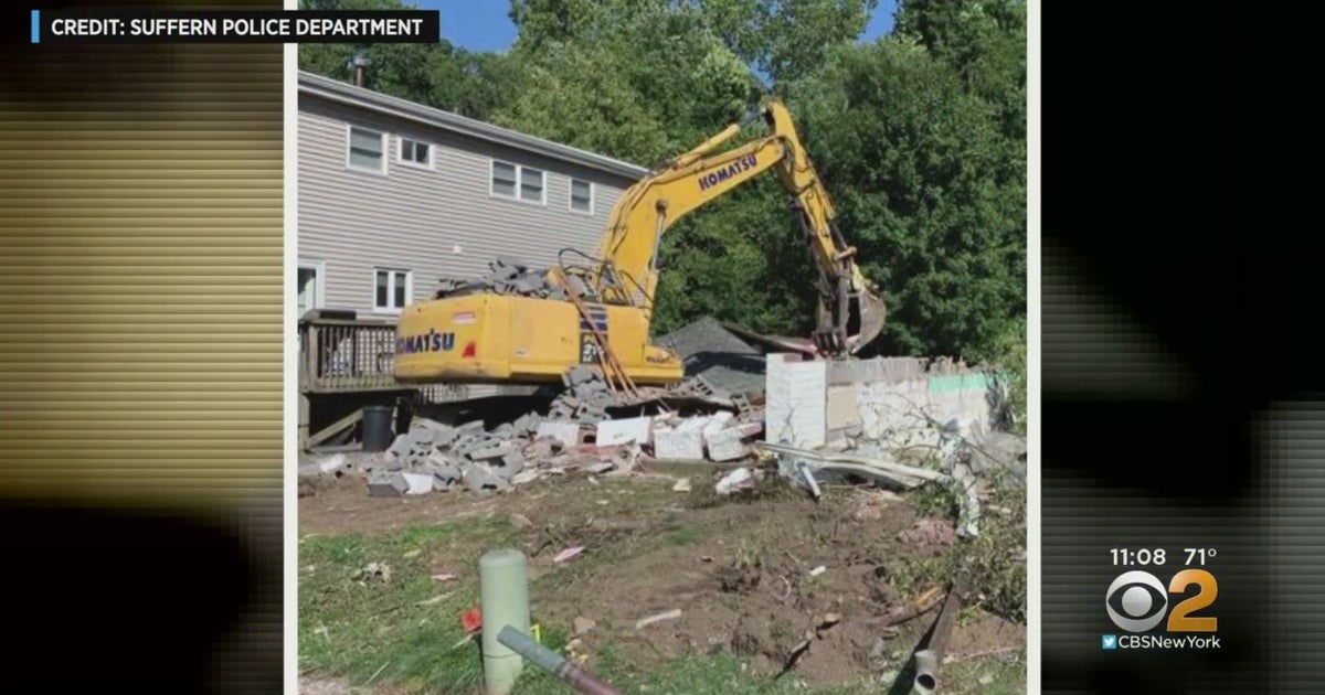 House Collapses Onto Construction Site, Neighboring Home In Suffern