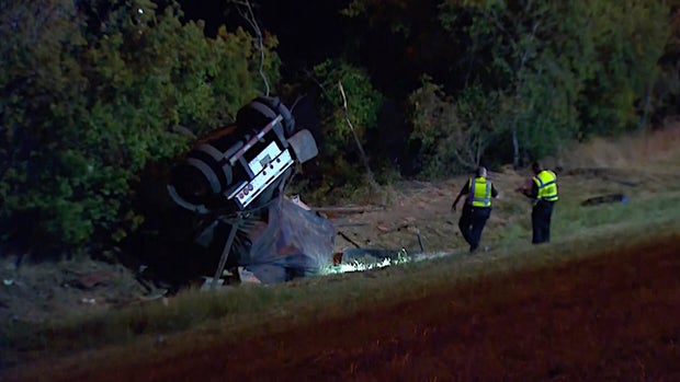 Dallas semi crash 1