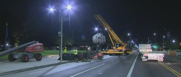 Giant Hanging Sculpture In Beverly Hills Removed Overnight 