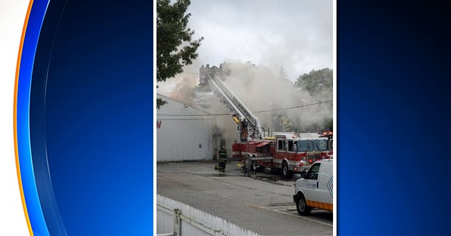 Fire Breaks Out At VFW Hall In Lindenhurst CBS New York
