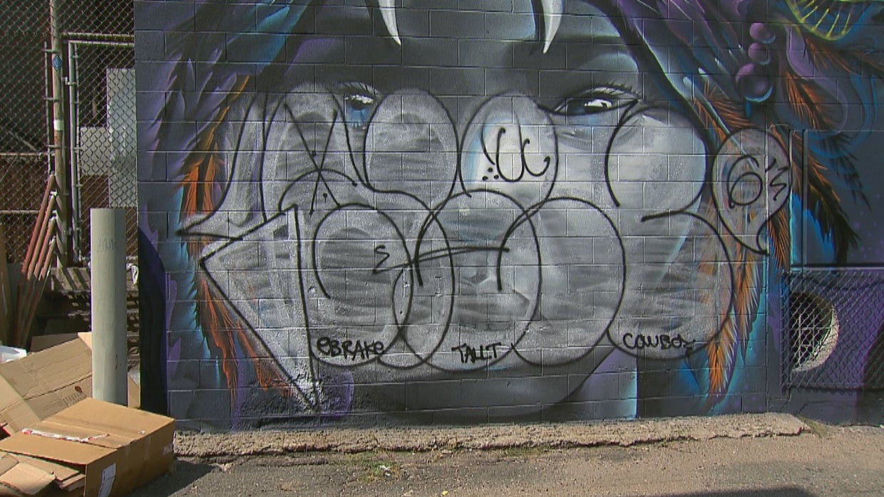 Murals Designed To Deter Graffiti Might Be Targeted By Vandals CBS