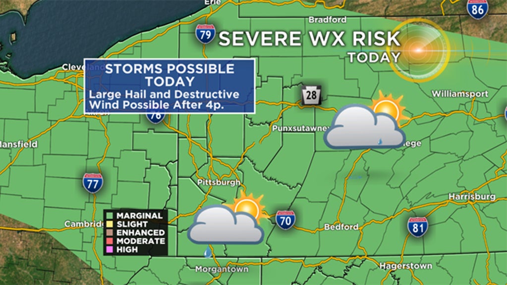 Pittsburgh Weather: Dew Points On The Rise, Afternoon Storms Could ...
