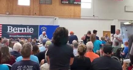 Ailing Navy veteran tells Bernie Sanders at Nevada town hall "I'm gonna kill myself" CBS News