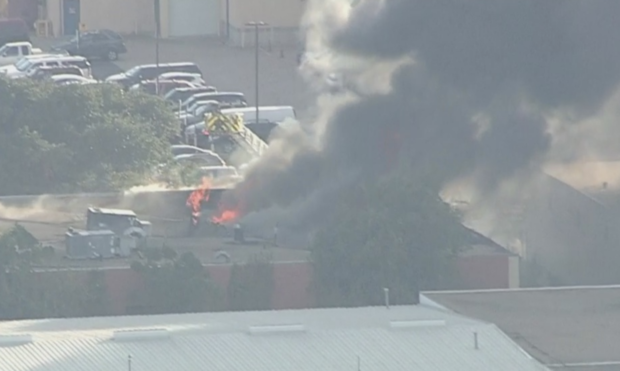Fire at Lincoln Press in West Dallas 