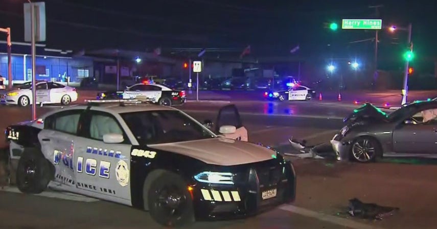 17-Year-Old Arrested For DWI After Crashing Into Dallas Police Car ...